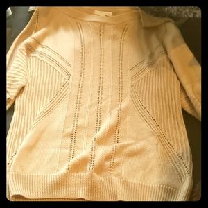 M cream sweater